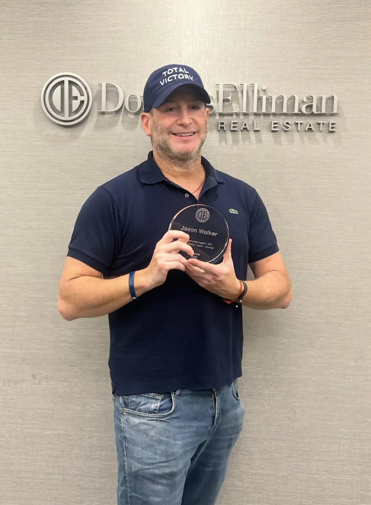 With his Douglas Elliman award