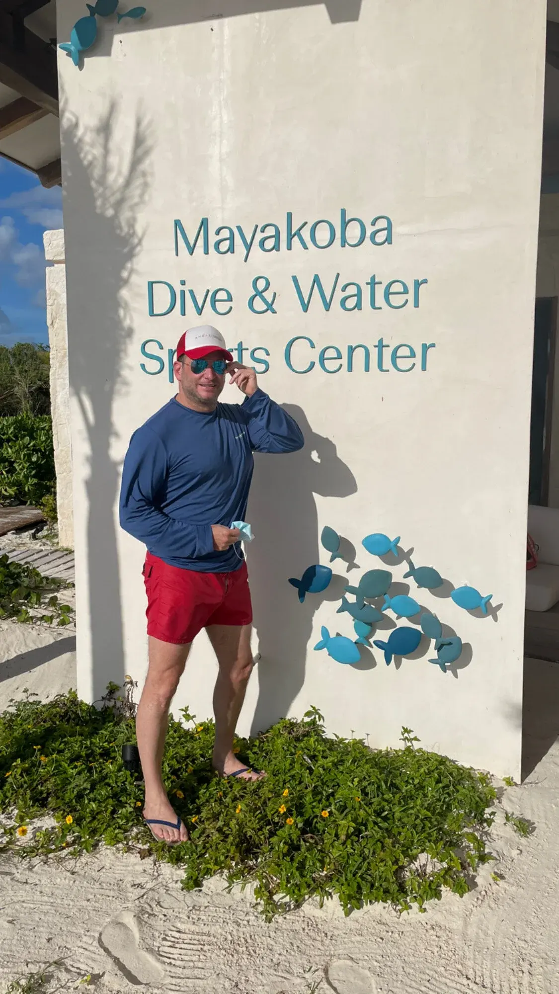 At a dive centre