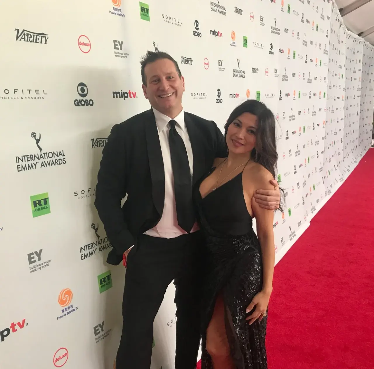 At the International Emmy Awards