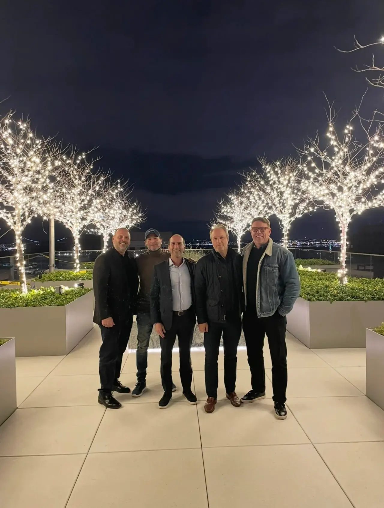 An evening out with friends