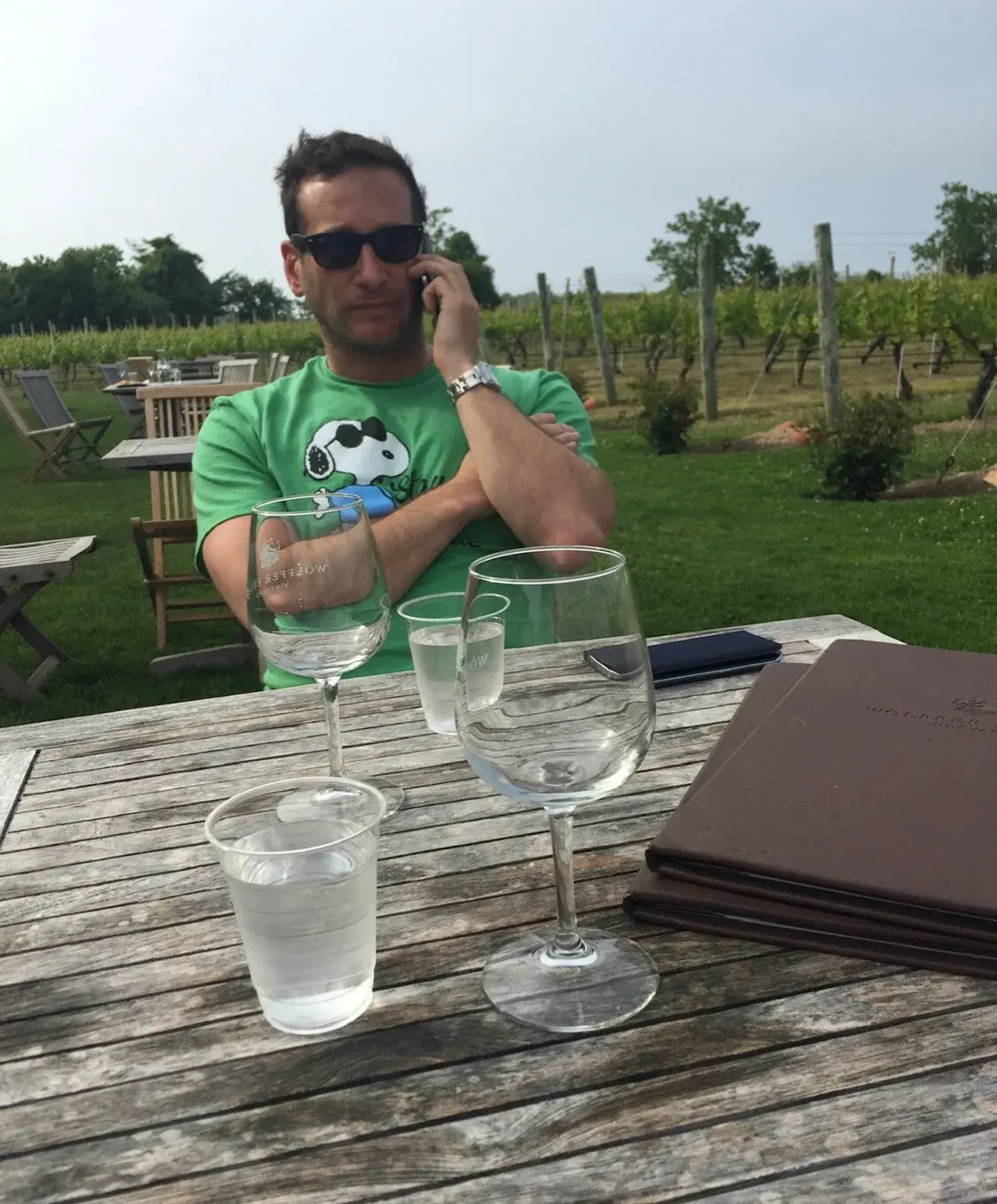 Lunch outdoors