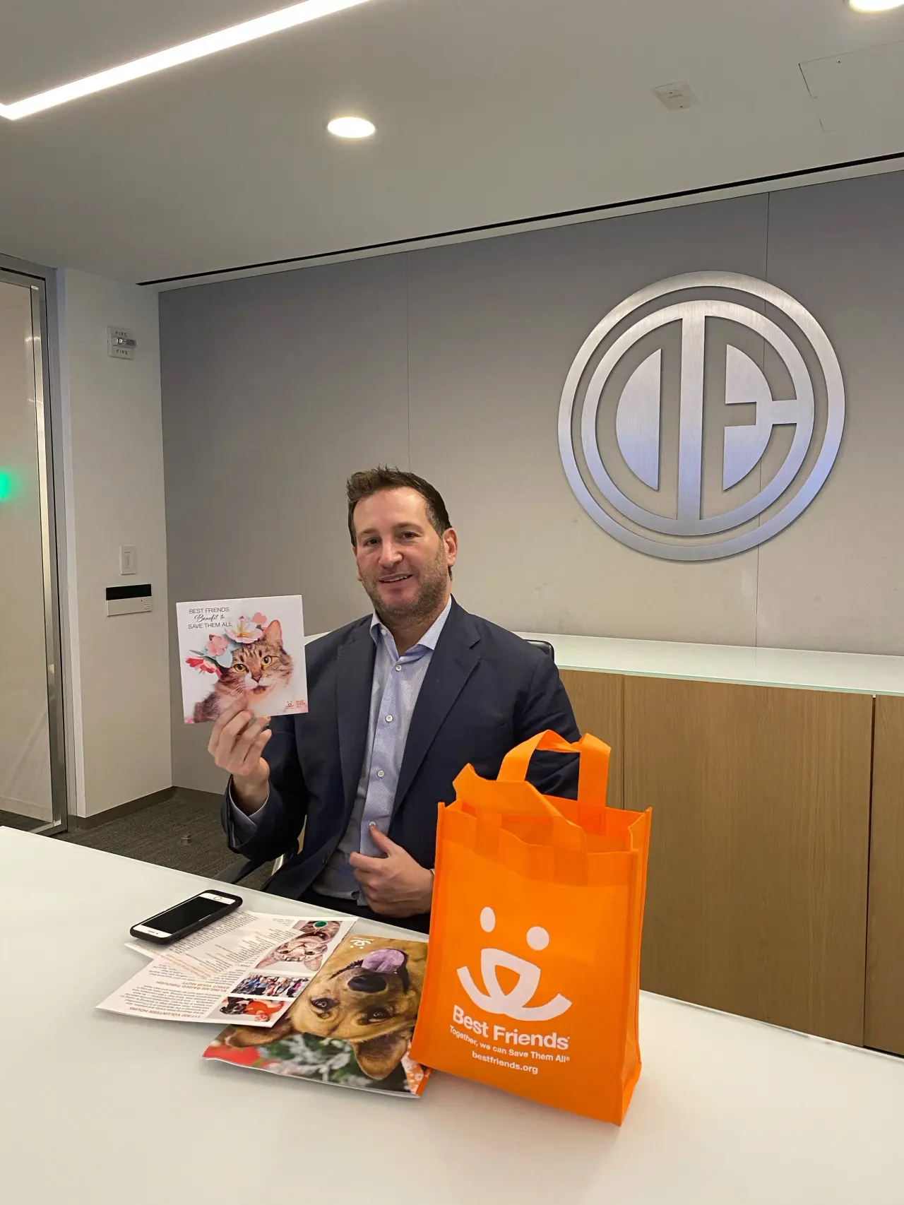 At the Douglas Elliman office