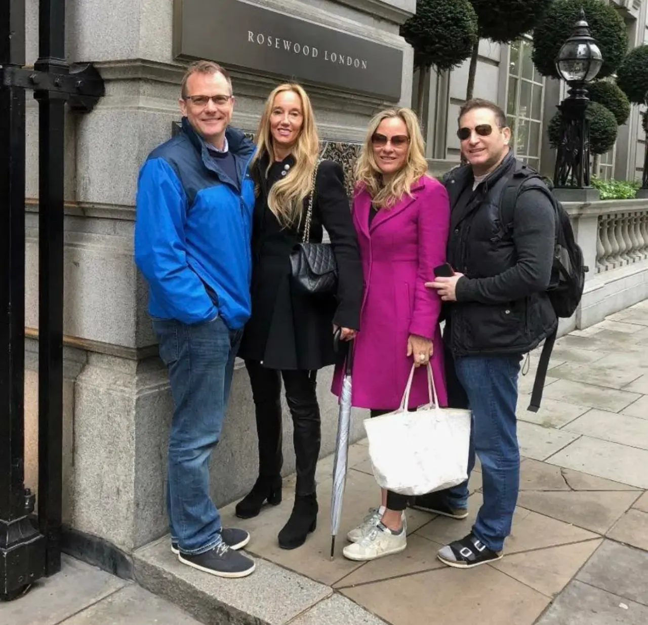With clients in the city