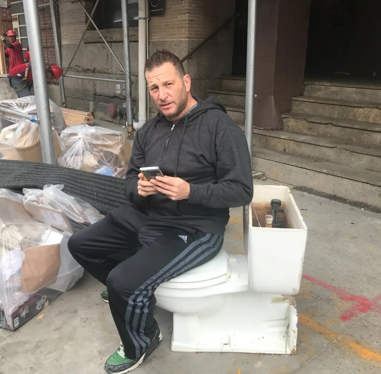 On a job site